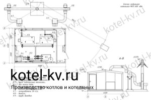 Модульная котельная МКУ 600 с 2 котлами 300 кВт 1 категории